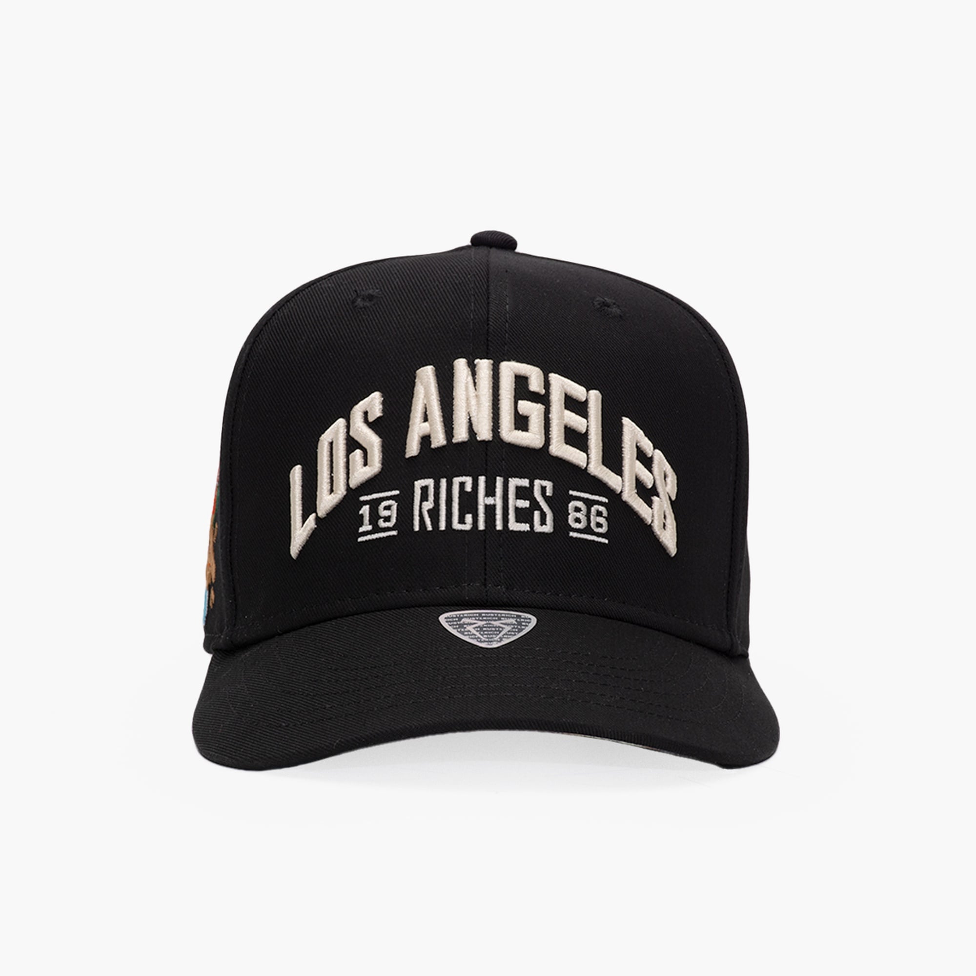 RustandRich Kadın Erkek Siyah Baseball Şapka-Curved Visor-City's Collection-Los Angeles