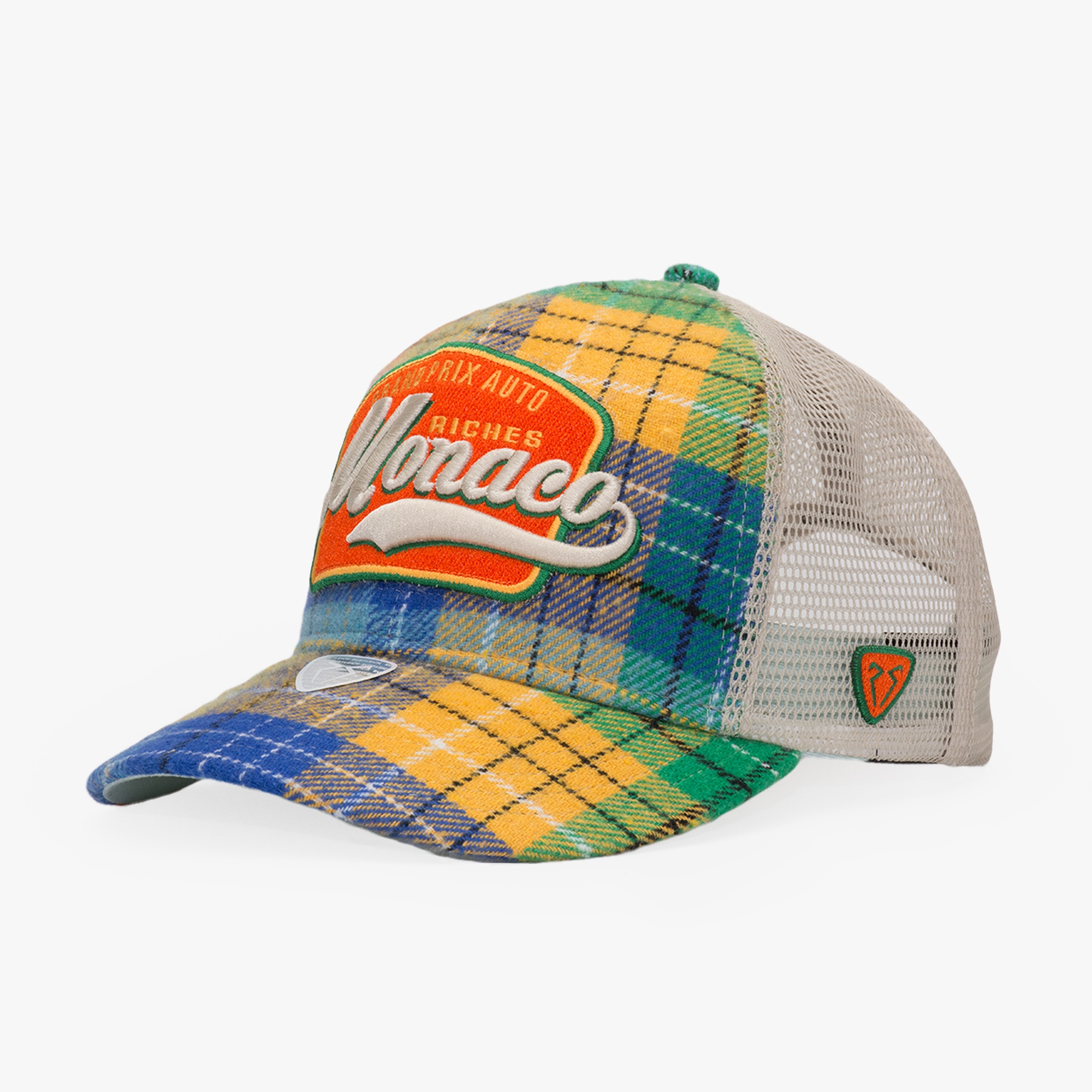 RustandRich Kadın Erkek Yeşil Baseball Şapka-Curved Visor-City's Collection-Monaco