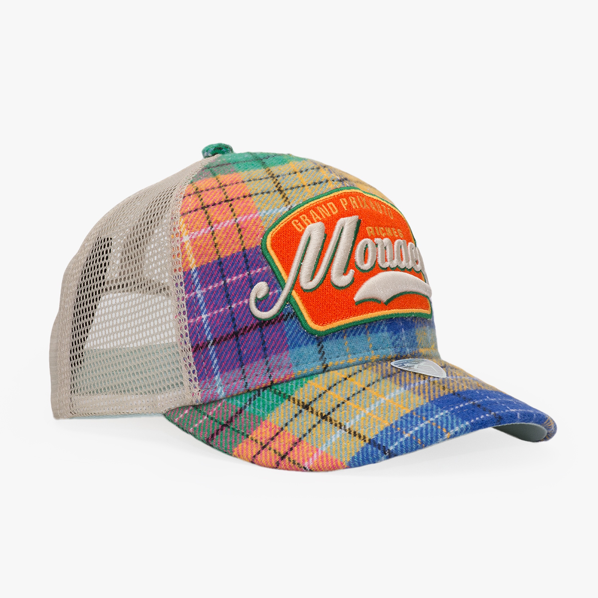 RustandRich Kadın Erkek Yeşil Baseball Şapka-Curved Visor-City's Collection-Monaco