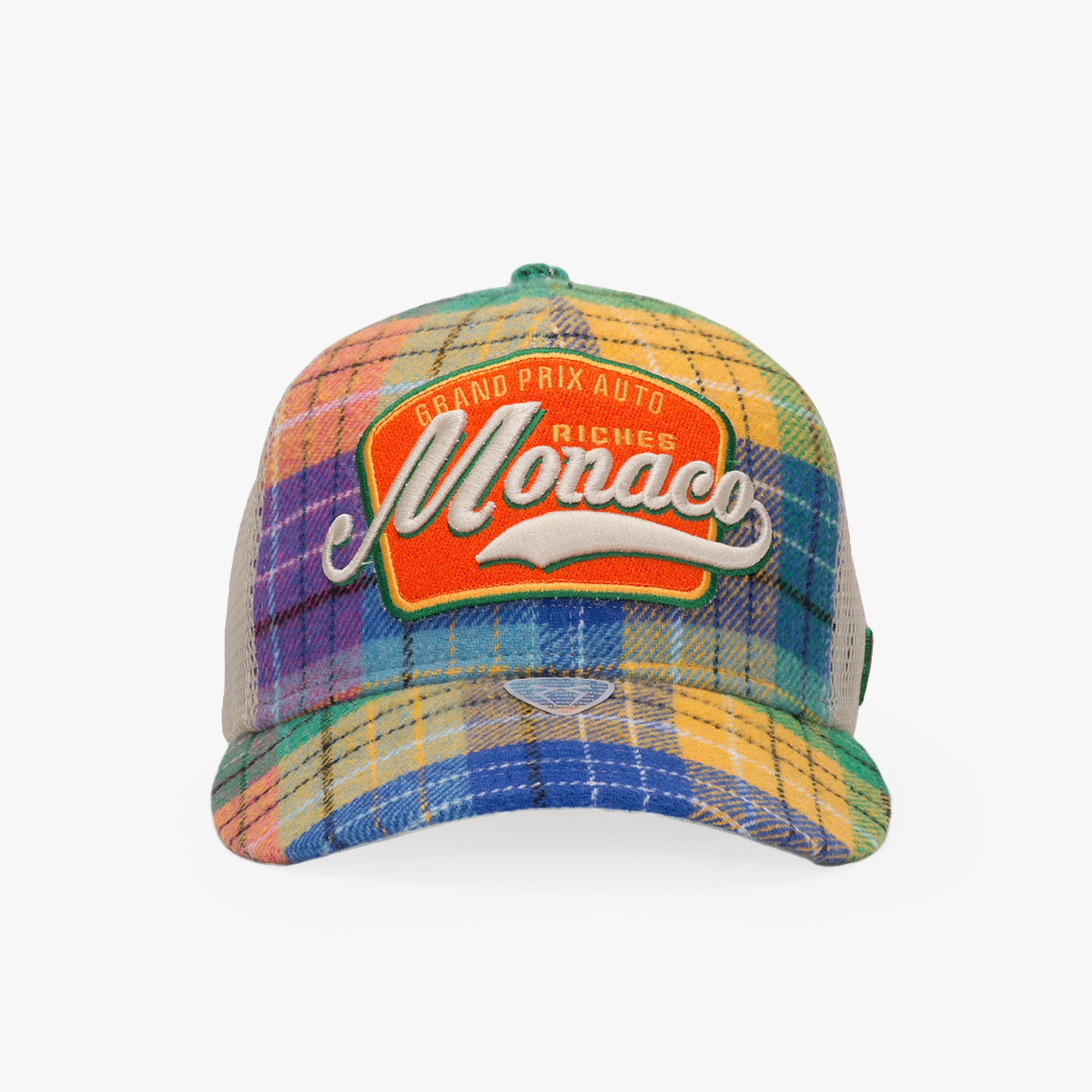RustandRich Kadın Erkek Yeşil Baseball Şapka-Curved Visor-City's Collection-Monaco