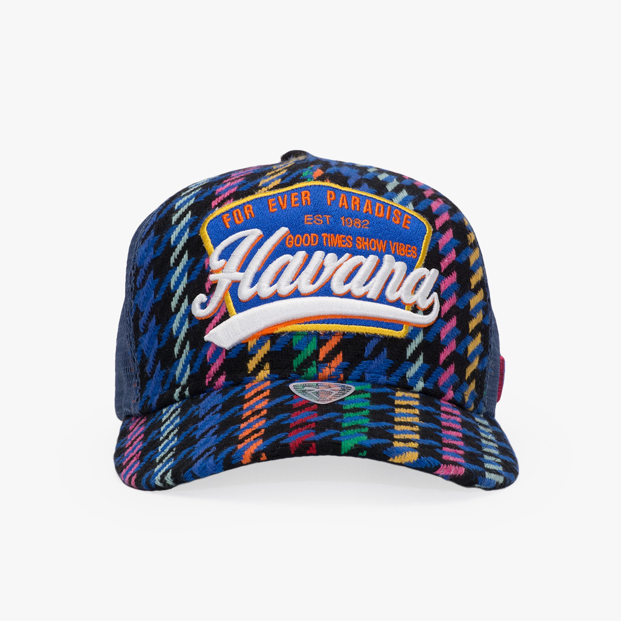 RustandRich Kadın Erkek İndigo Baseball Şapka-Curved Visor-City's Collection-Havana