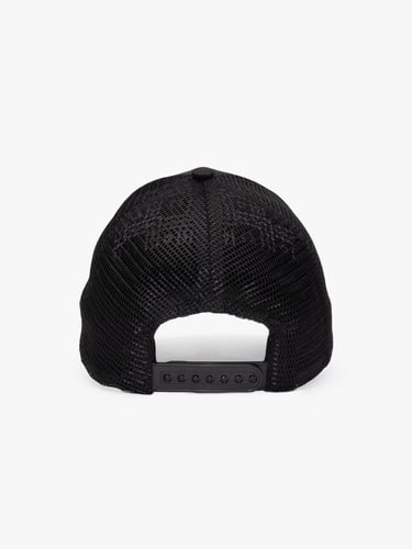  RustandRich Kadın Erkek Siyah/Gümüş Baseball Şapka-Timeless Collection-Mini Boss