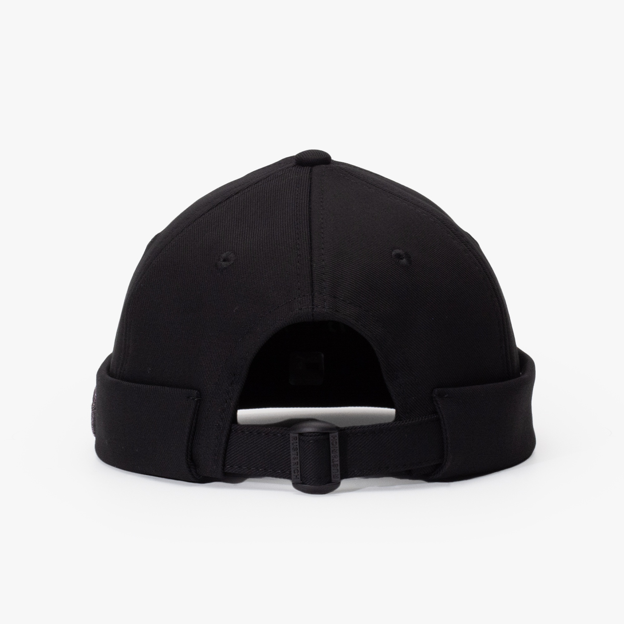 RustandRich Kadın Erkek Siyah Docker  Şapka-Timeless Collection-Casual