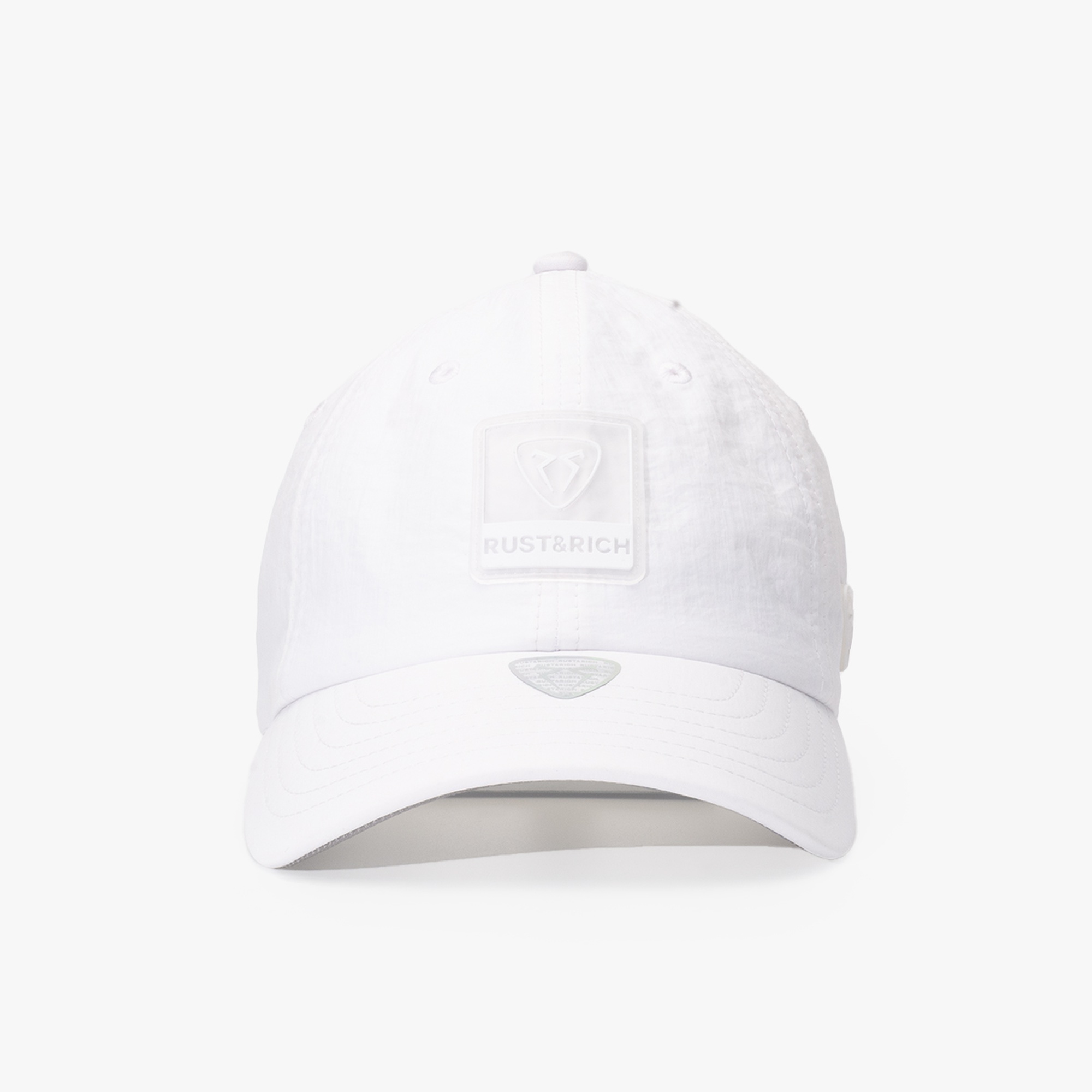 RustandRich Kadın Erkek Beyaz Baseball Şapka-Move's Collection-Gym