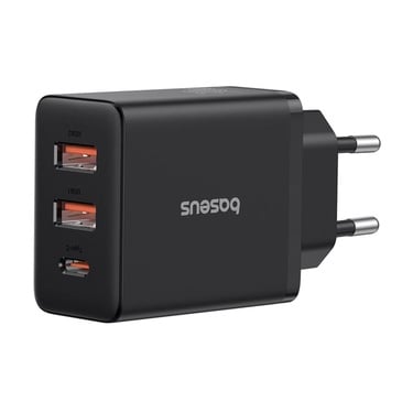  Baseus Cube Fast Charger 2U+C 30W EU Cluster Black P10111402113-00
