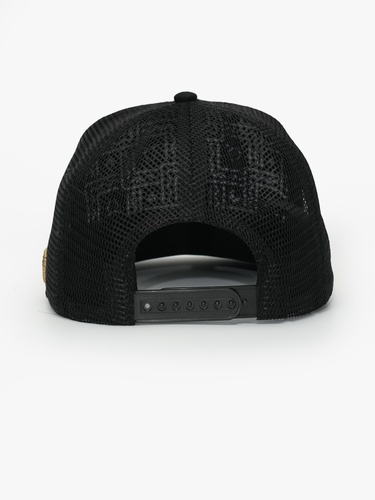  RustandRich Kadın Erkek Siyah Snapback Şapka-Art Collection-Doodle Monkey