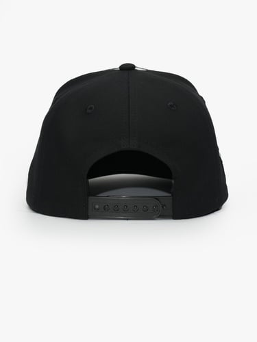  RustandRich Kadın Erkek Siyah/Beyaz Snapback Şapka-Art Collection-Doodle Monkey