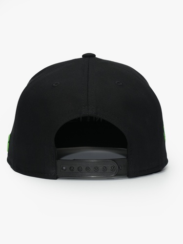  RustandRich Kadın Erkek Siyah Snapback Şapka-Art Collection-Doodle