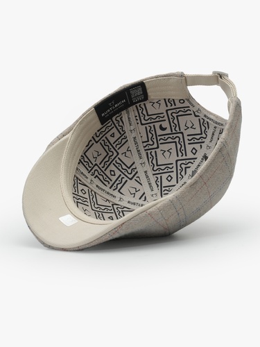  RustandRich Kadın Erkek Gri Casket Şapka-Premium Collection-Scotland