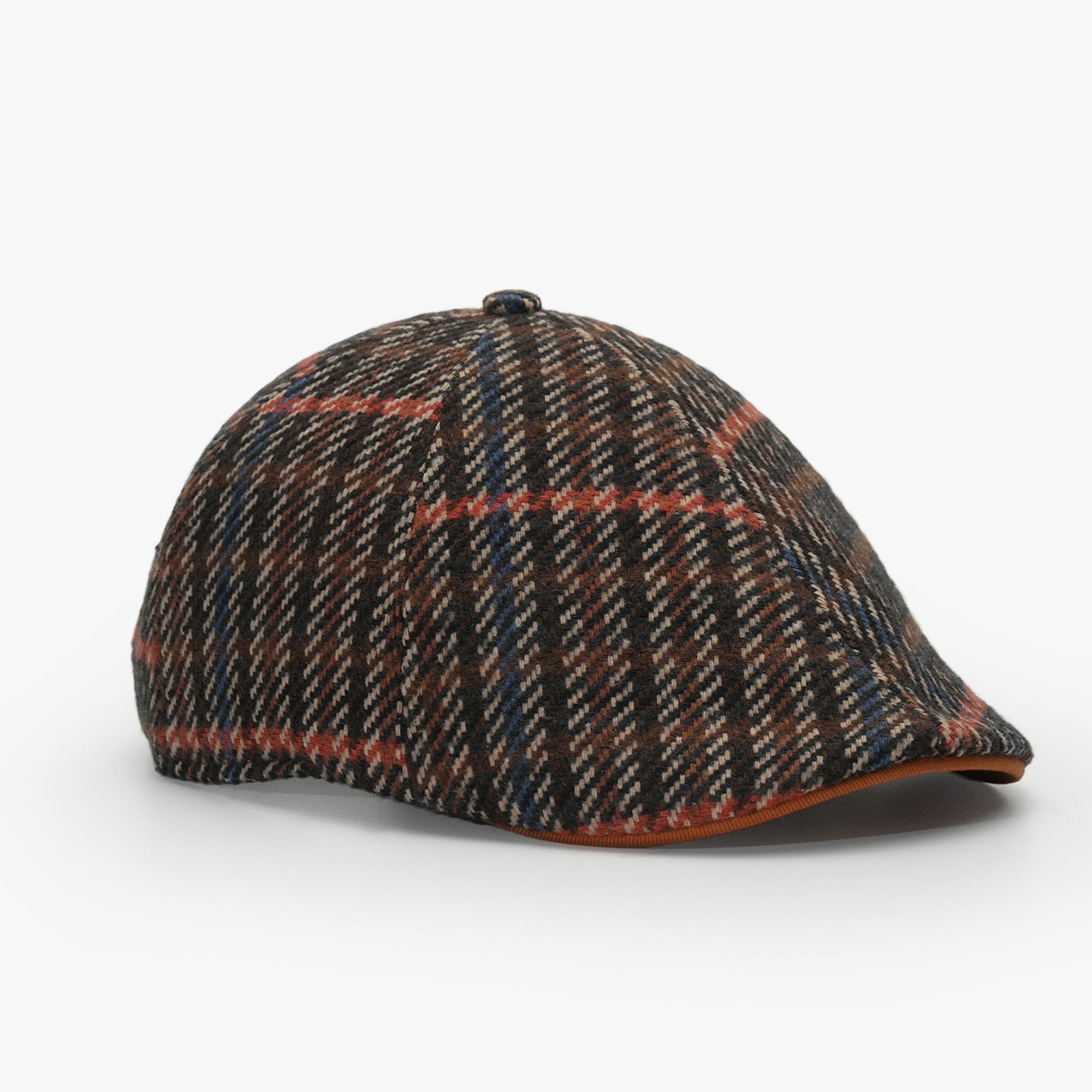 RustandRich Kadın Erkek Kahverengi Casket Şapka-Urban Collection-Fishbone