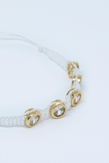  Gri Beyaz Renk Kadın Bileklik