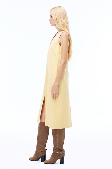 Seras Vanilya Renk Elbise