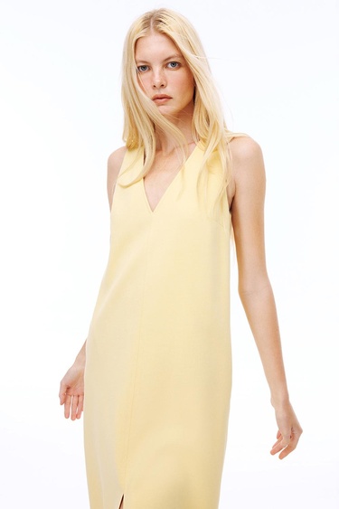  Seras Vanilya Renk Elbise