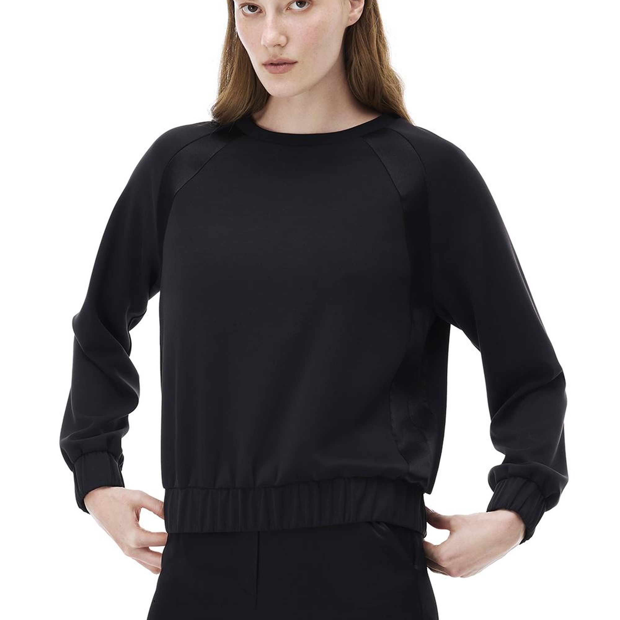 Arnes Regular Fit Standart Boy Reglan Kol Bisiklet Yaka Siyah Ust