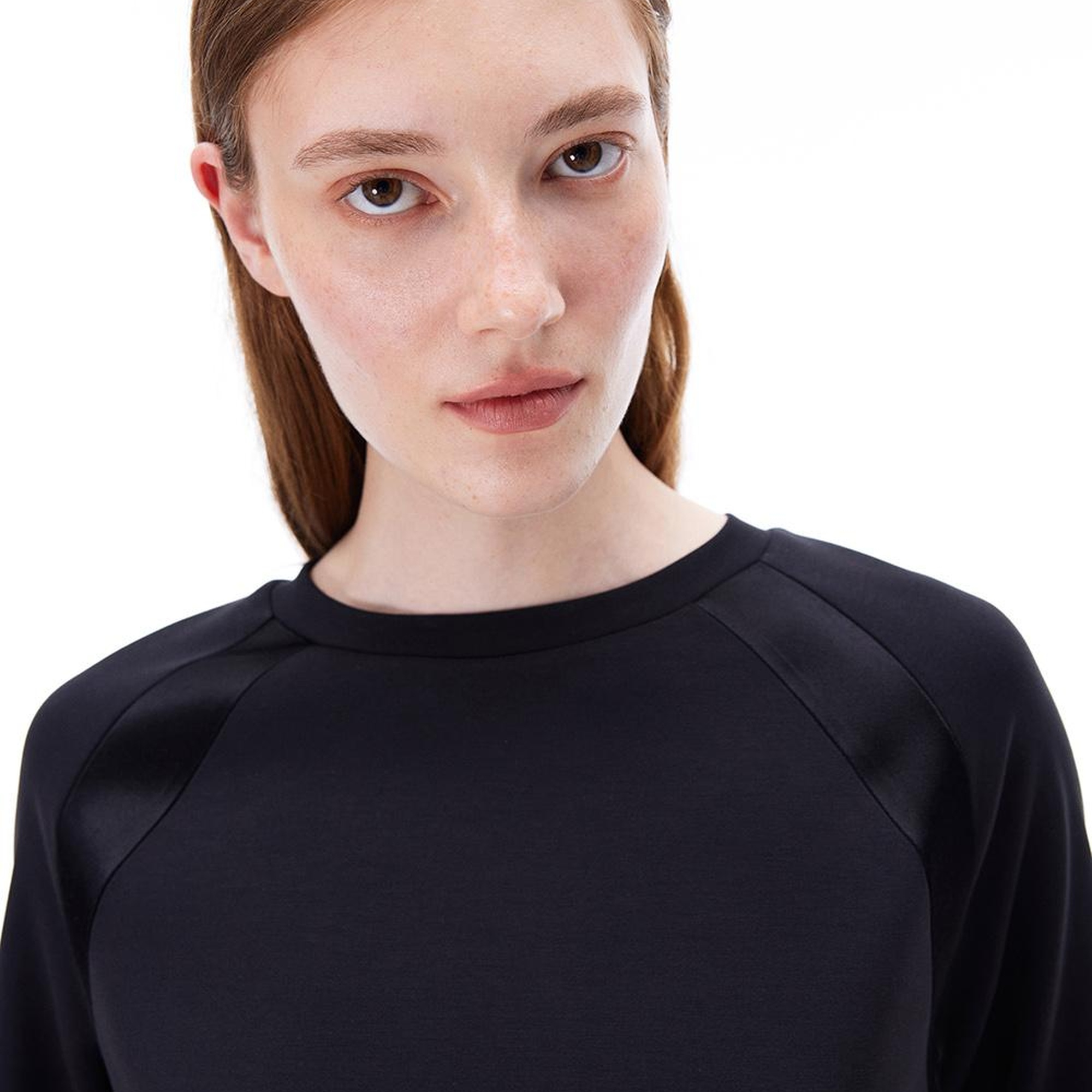 Arnes Regular Fit Standart Boy Reglan Kol Bisiklet Yaka Siyah Ust