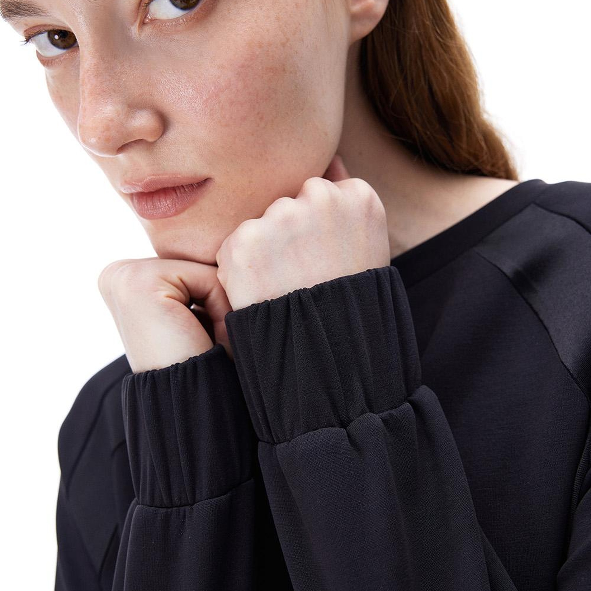 Arnes Regular Fit Standart Boy Reglan Kol Bisiklet Yaka Siyah Ust