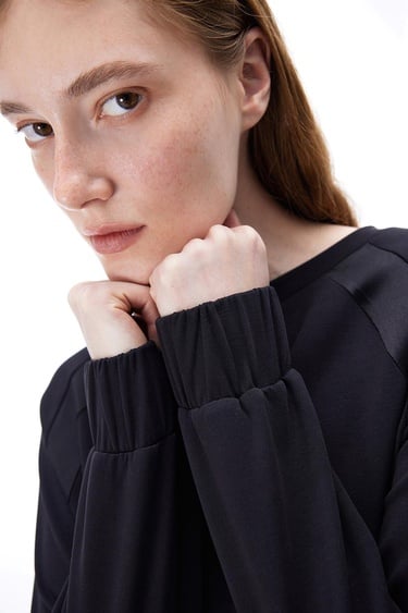  Arnes Regular Fit Standart Boy Reglan Kol Bisiklet Yaka Siyah Ust