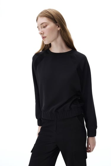  Arnes Regular Fit Standart Boy Reglan Kol Bisiklet Yaka Siyah Ust