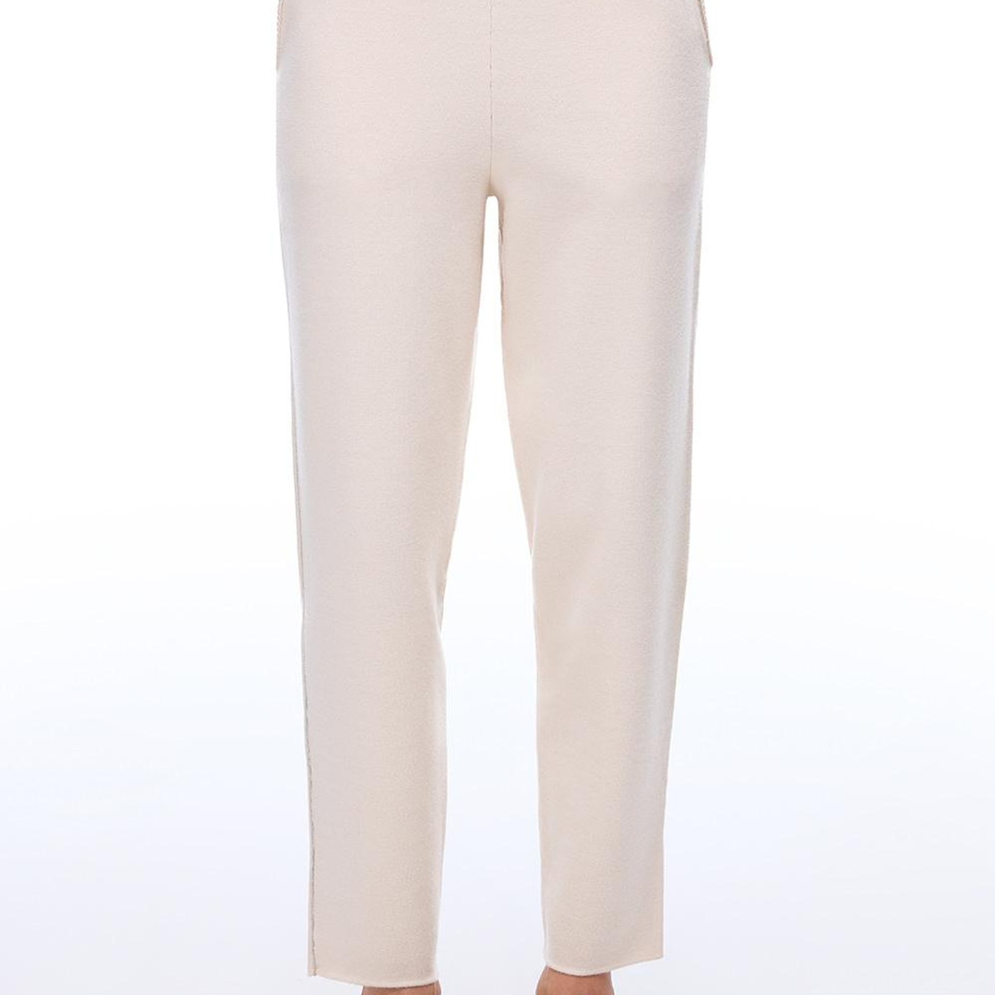 Triko Rahat Kalıp Bilek Boy Vizon Pantolon