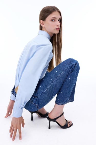  Blendas Rahat Kalıp Bilek Boy Acık mavı Pantolon