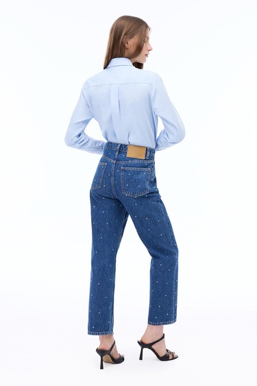  Blendas Rahat Kalıp Bilek Boy Acık mavı Pantolon