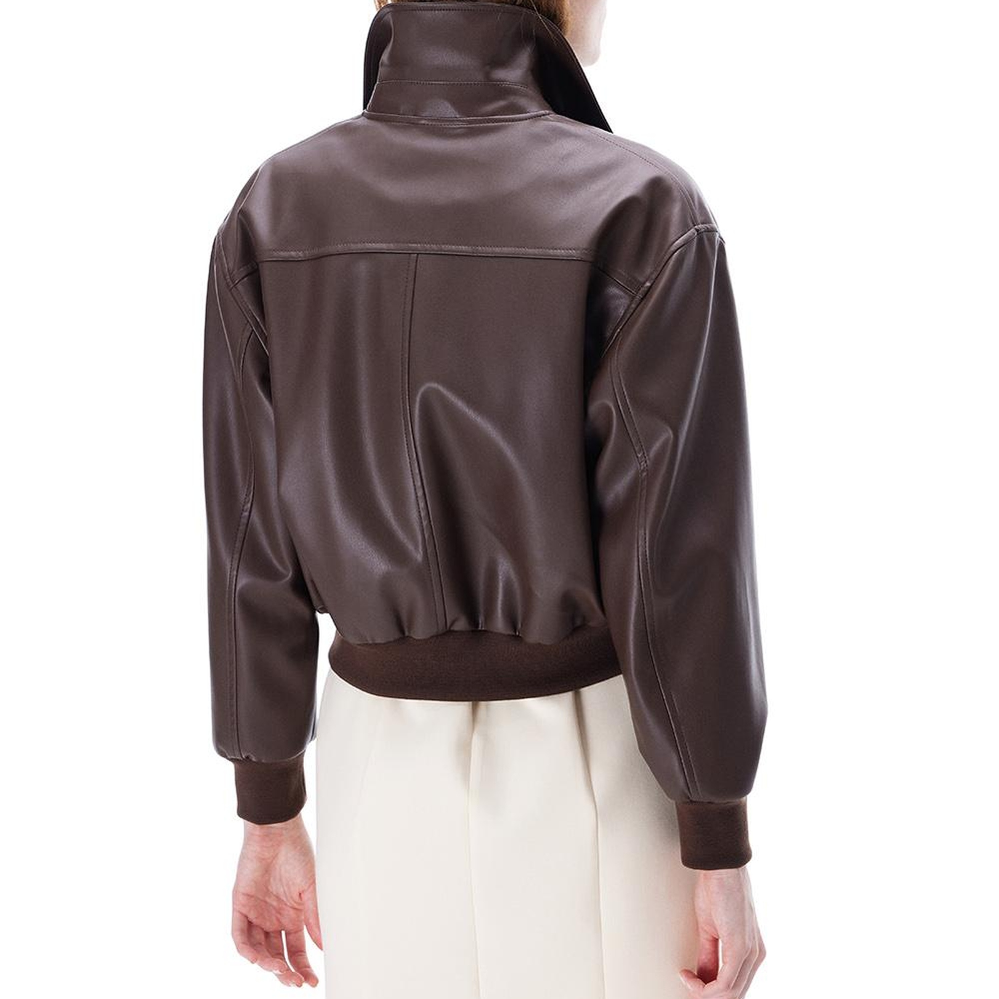 Dark Regular Fit Takma Kol Kahverengi Renk Kadın Mont