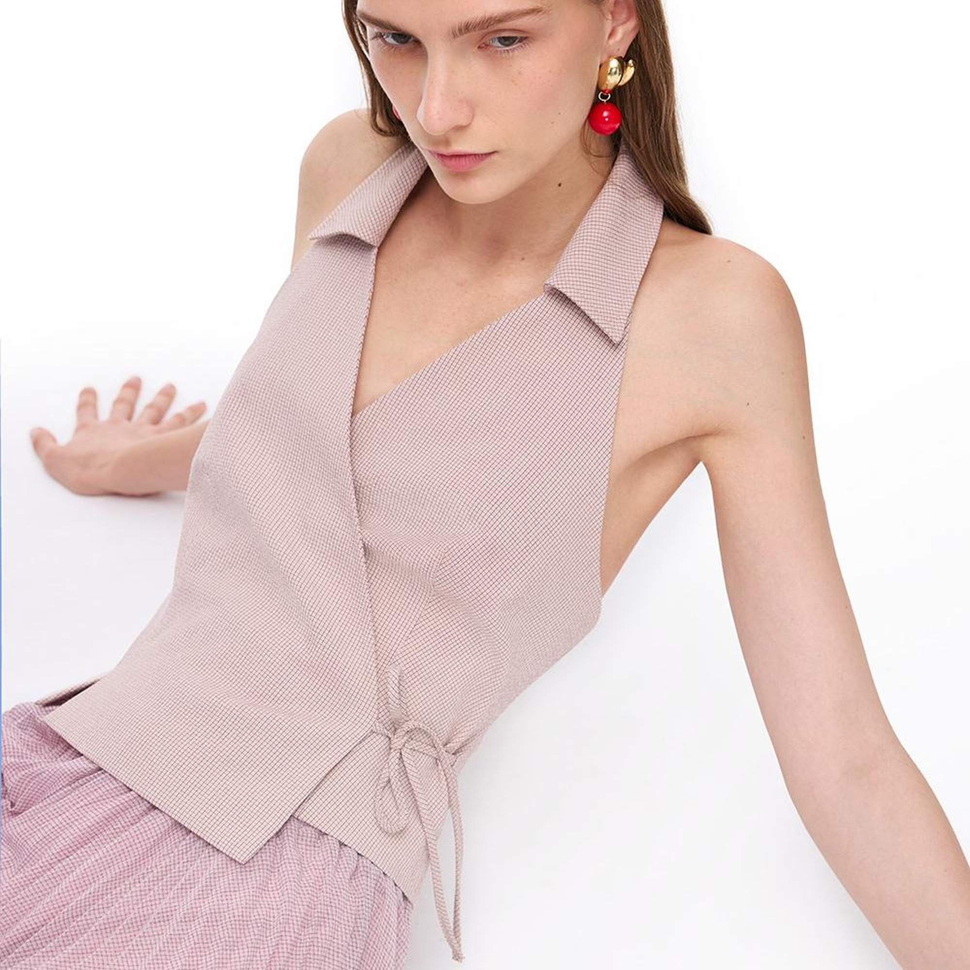 Çok Renkli Eliss Regular Fit Yüksek Bel Mini Boy Etek