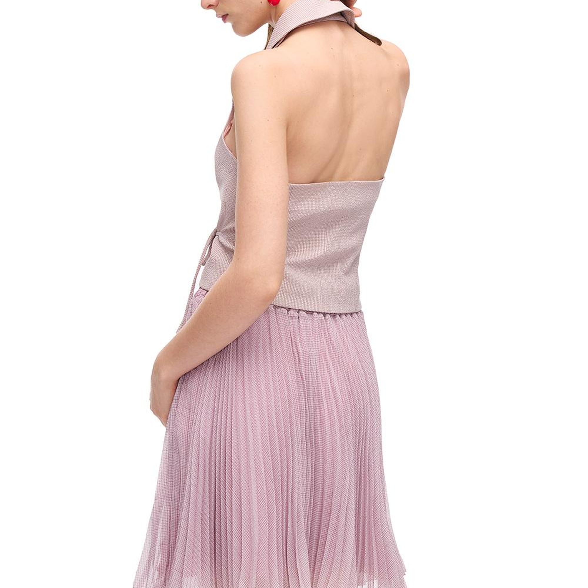 Çok Renkli Eliss Regular Fit Yüksek Bel Mini Boy Etek