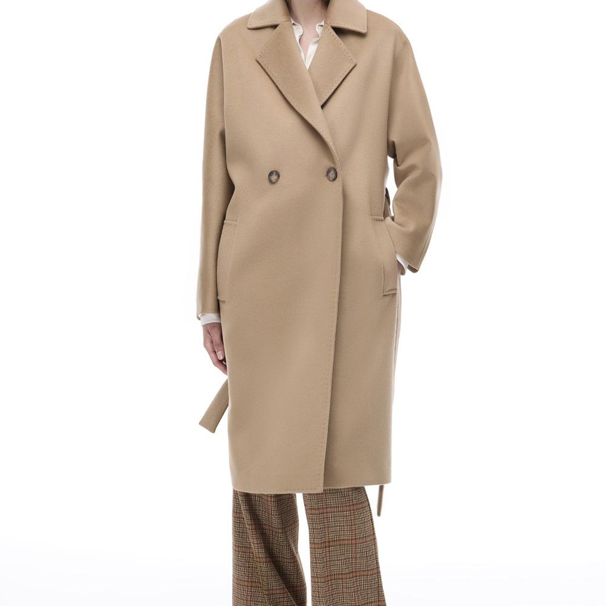 Candys Regular Fit Diz Altı Yarasa Kol Ceket Yaka Devetuyu Kaban