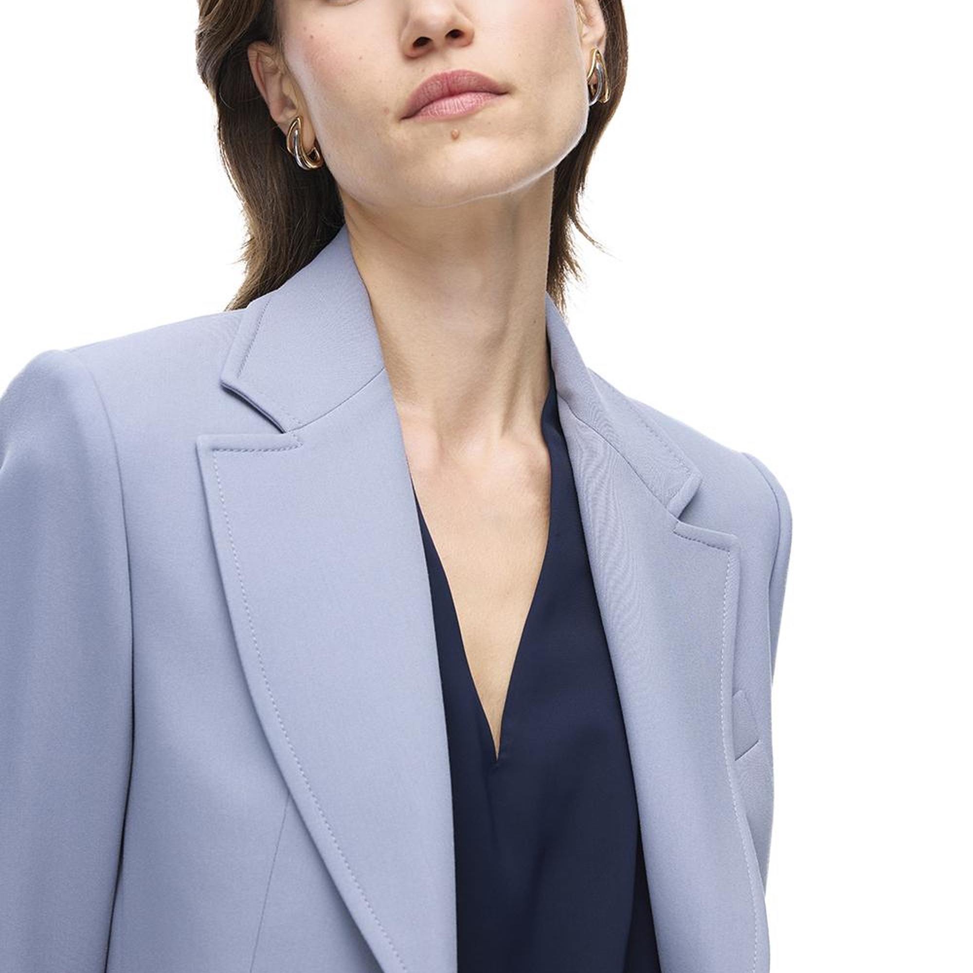 Morningstar Regular Fit Kısa Boy Takma Kol Erkek Yaka Gri Ceket