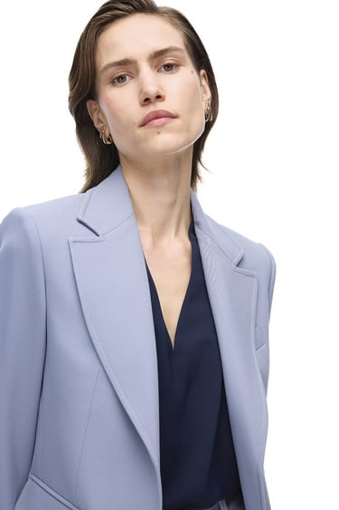  Morningstar Regular Fit Kısa Boy Takma Kol Erkek Yaka Gri Ceket