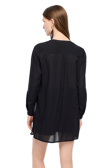  Hakim Yaka Pamuklu Uzun Kollu Gömlek