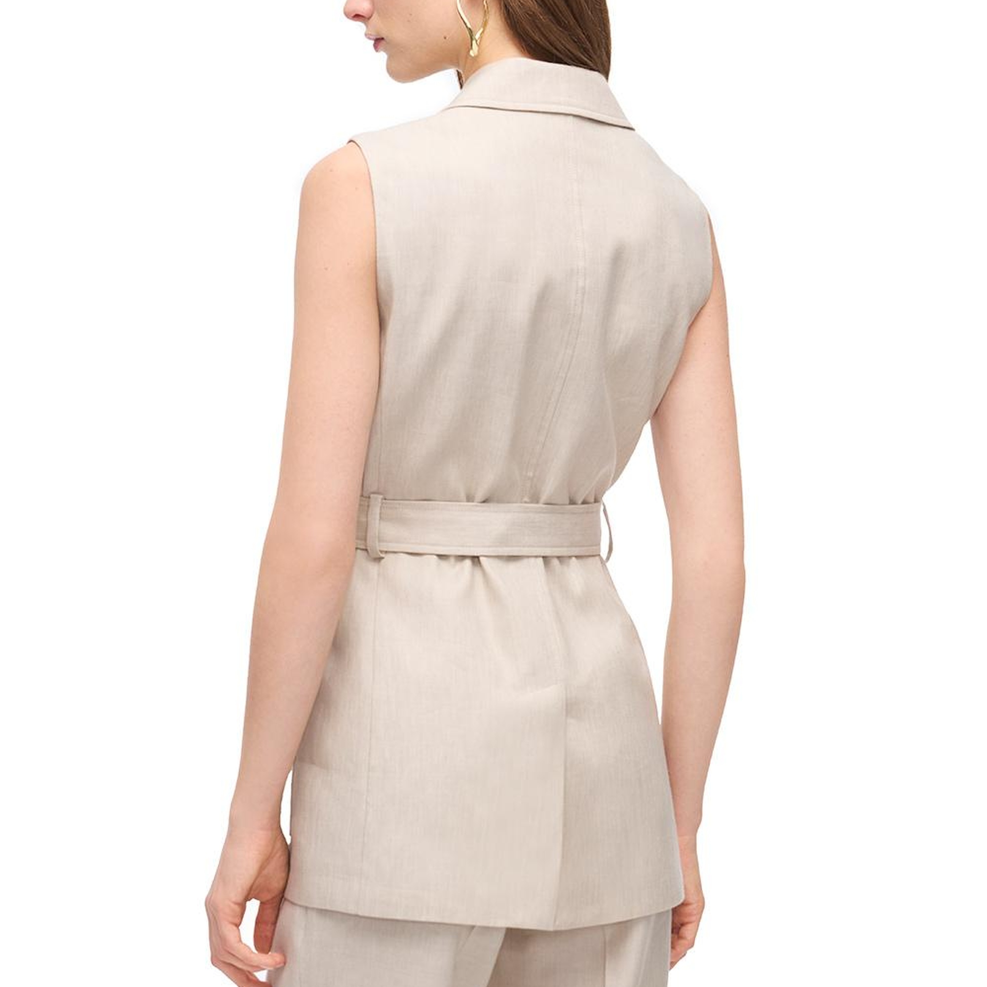 Vizon Beyaz Sitas Rahat Kalıp Kısa Kol Gömlek