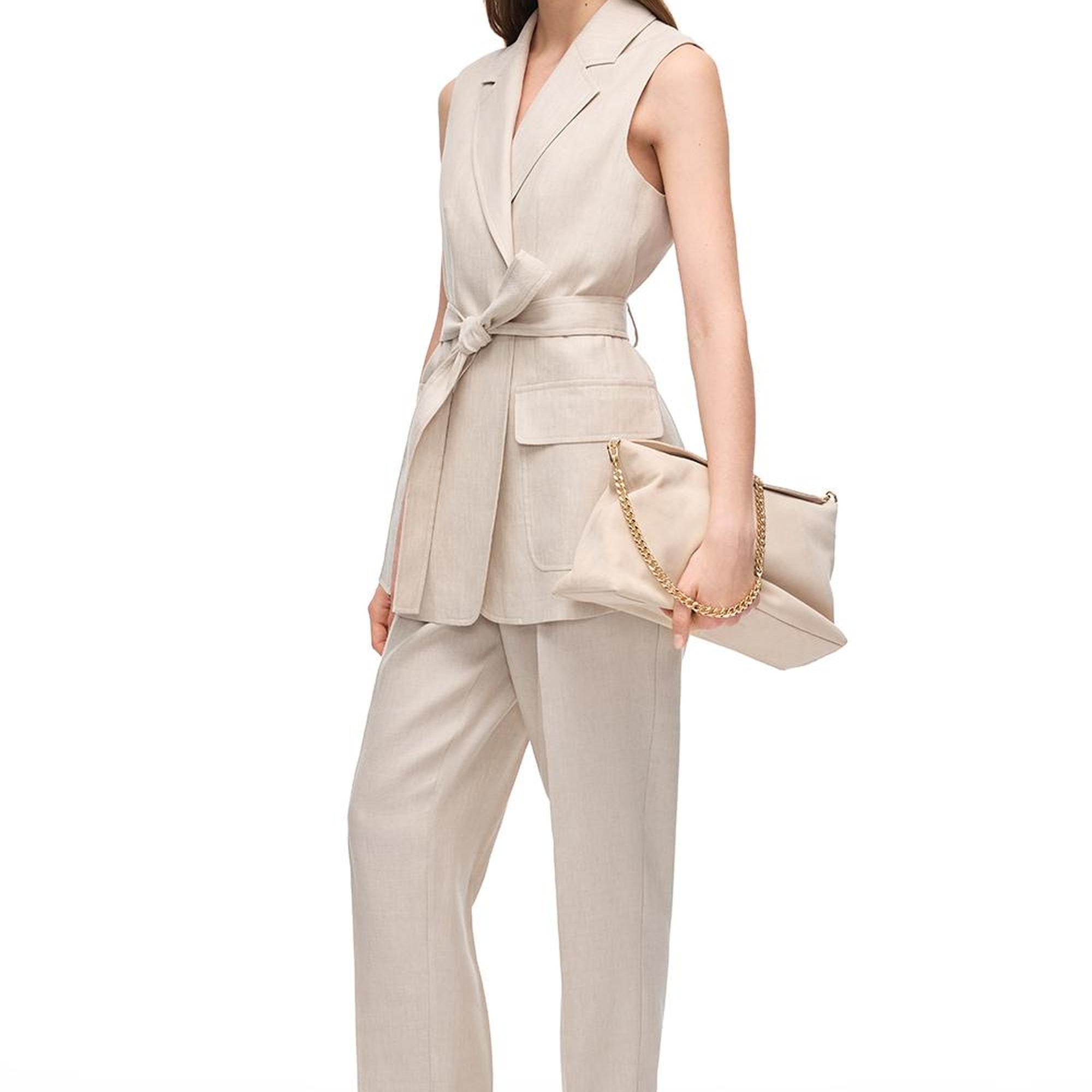 Vizon Beyaz Sitas Rahat Kalıp Kısa Kol Gömlek