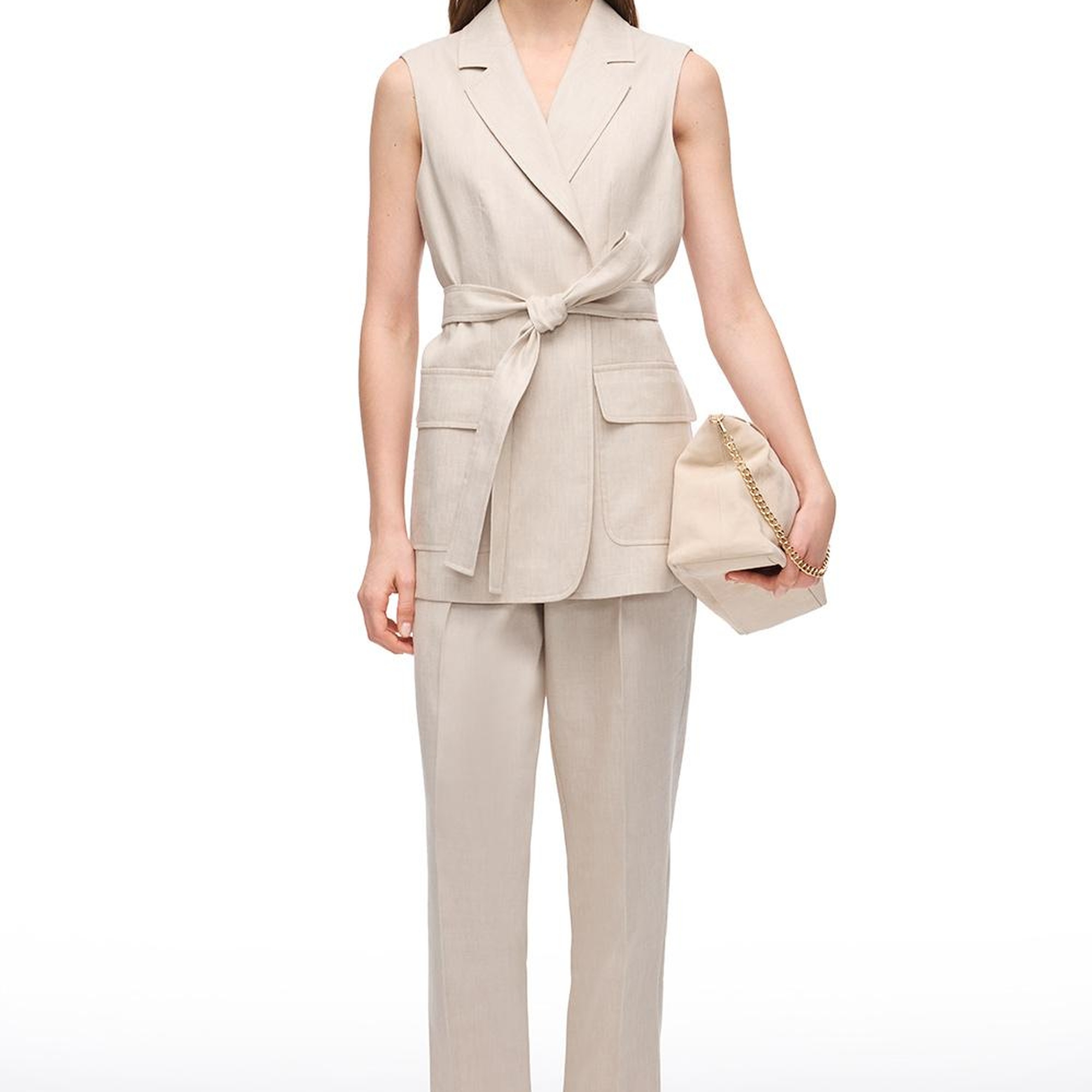 Vizon Beyaz Sitas Rahat Kalıp Kısa Kol Gömlek