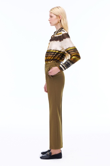  Morningstar Slim Fit Uzun Boy Hakı Pantolon