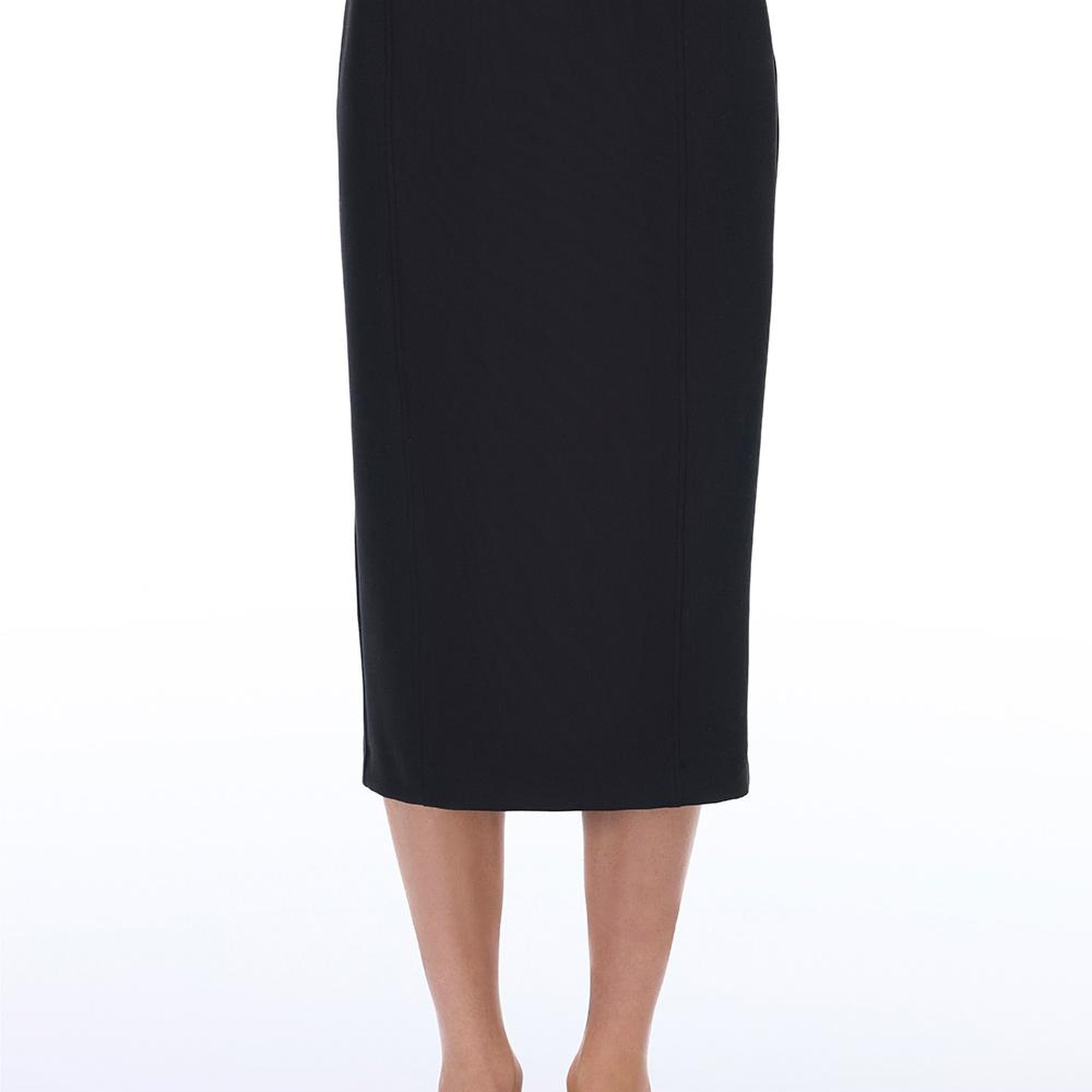 Morningstar Regular Fit Midi Boy Siyah Etek