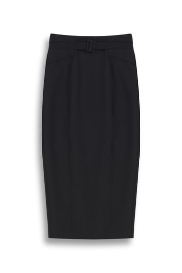  Morningstar Regular Fit Midi Boy Siyah Etek