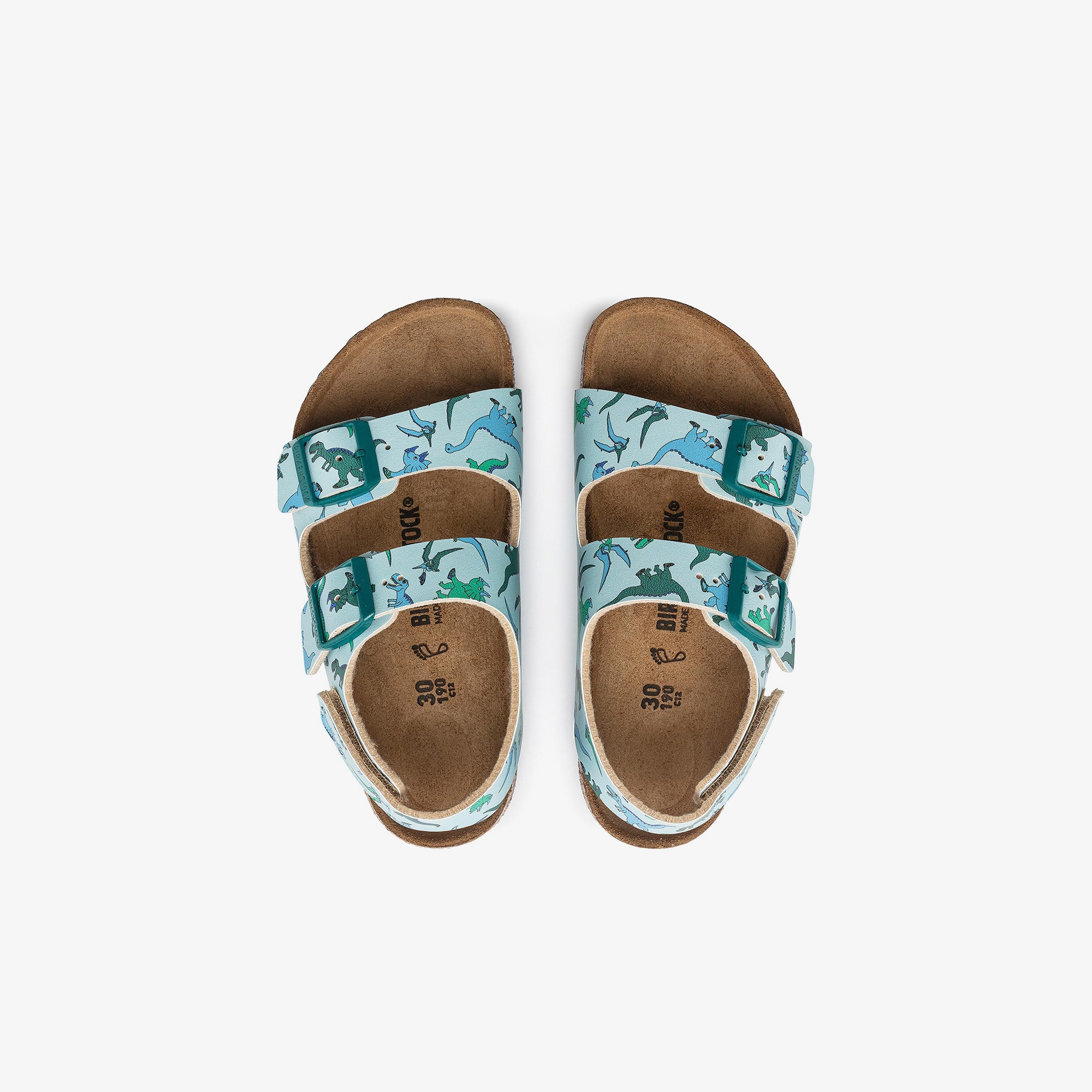 Birkenstock Milano Bf Big Dino Bebek Mavi Sandalet
