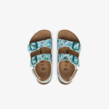  Birkenstock Milano Bf Big Dino Bebek Mavi Sandalet