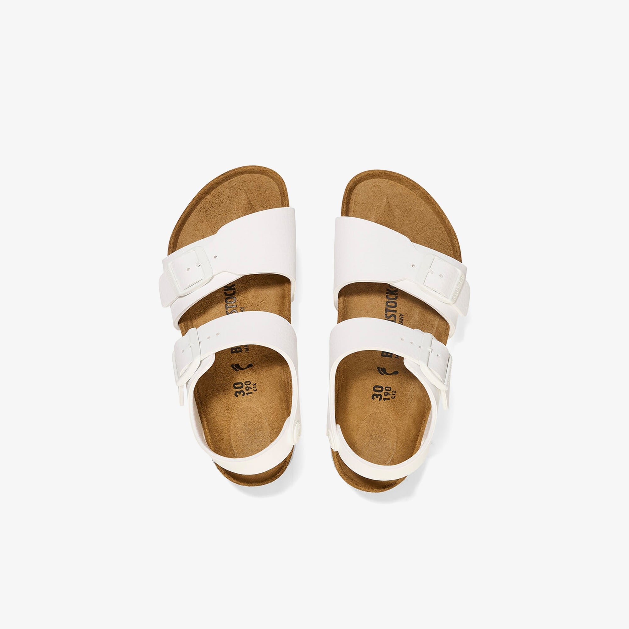 Birkenstock New York Bf Desert Soil Çocuk Beyaz Sandalet
