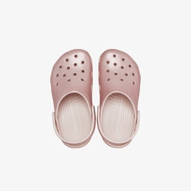  Crocs Classic Glitter K Çocuk Pembe Terlik