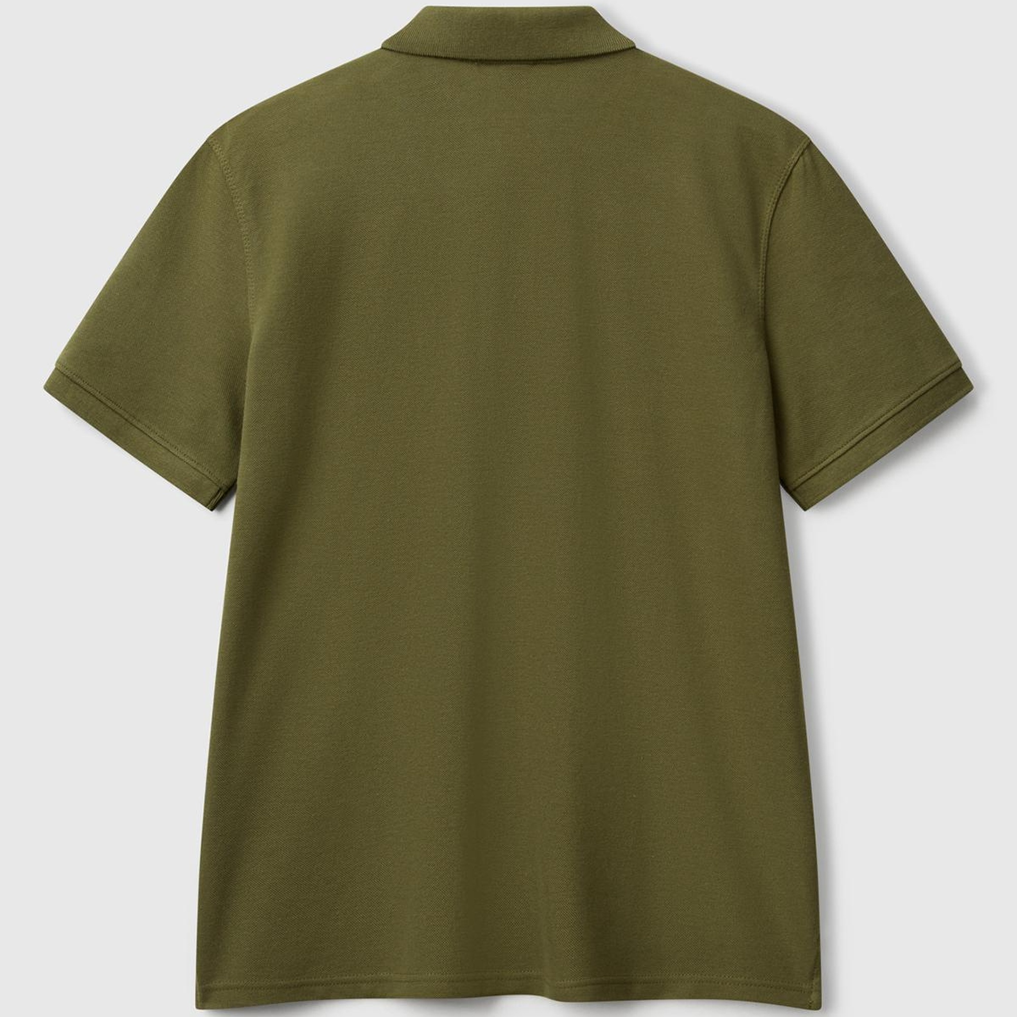 Erkek Haki %100 Koton Peanuts Baskılı Polo T-Shirt