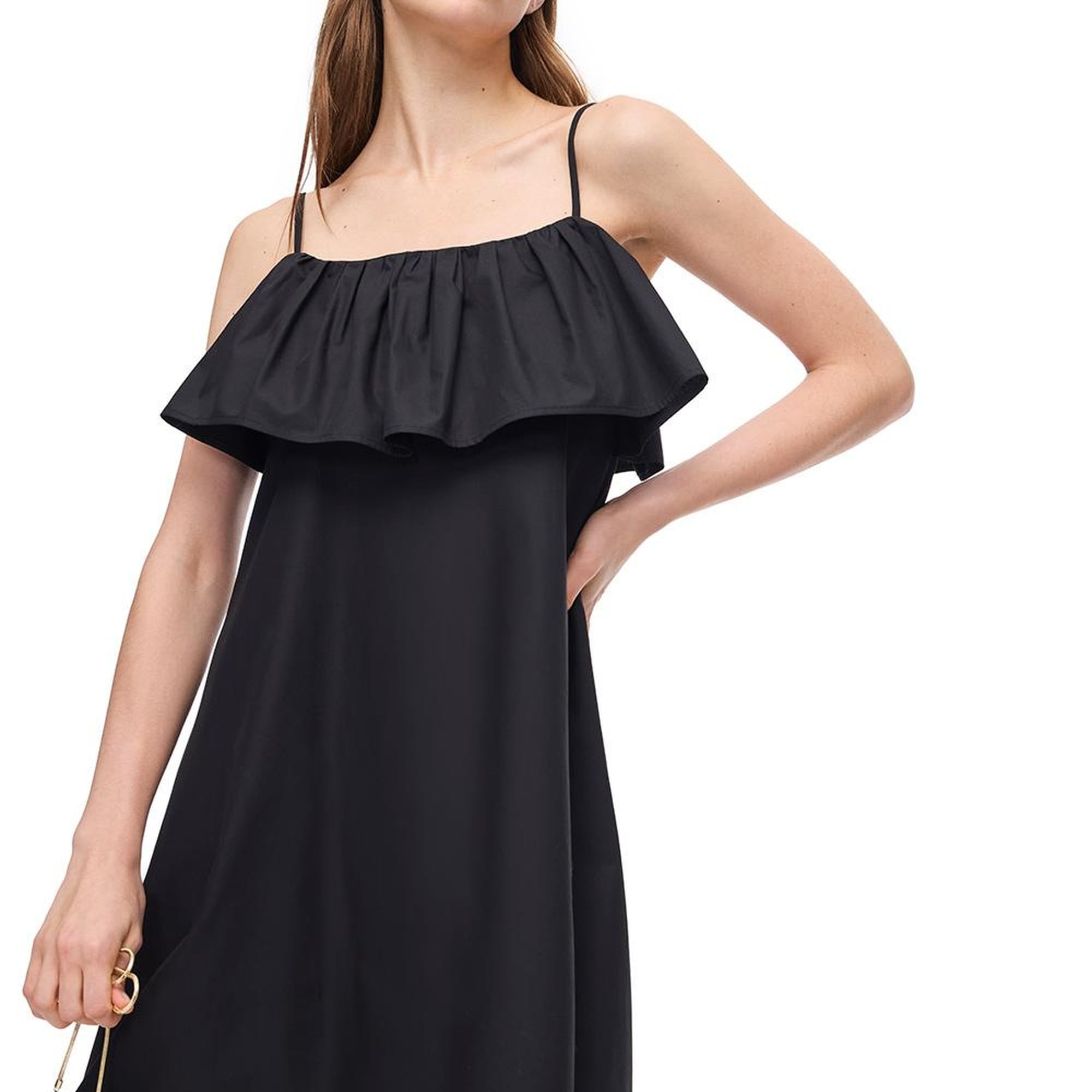 Siyah Albas Mini Boy Elbise