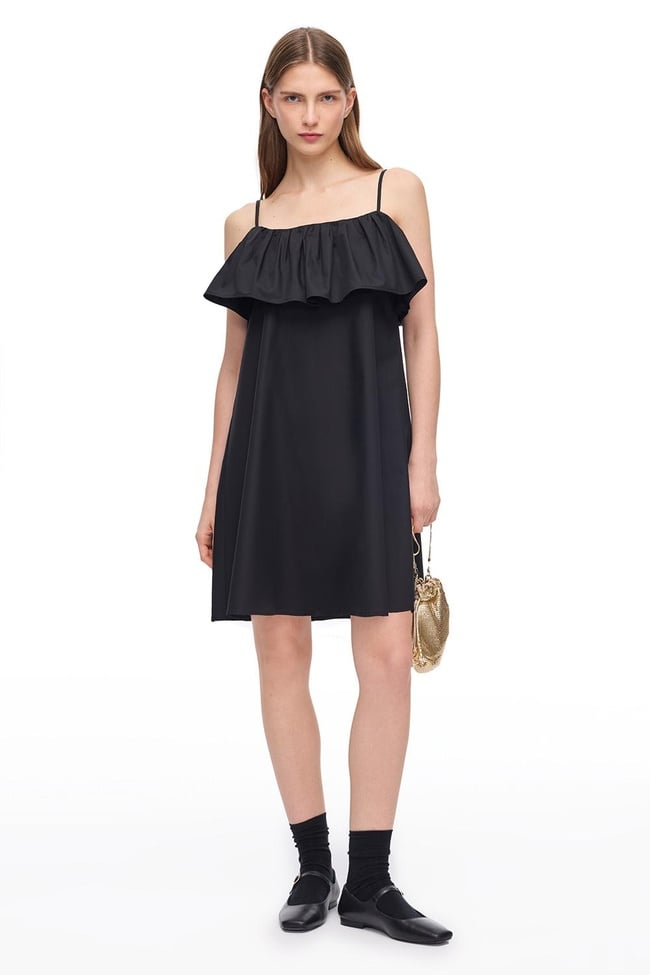  Siyah Albas Mini Boy Elbise