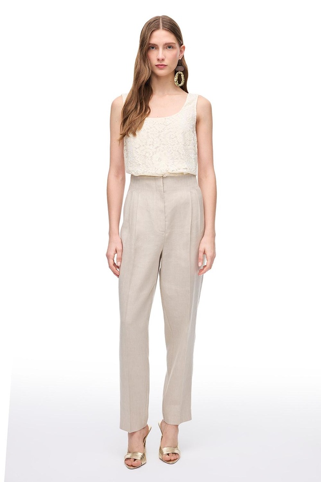  Taş Gemas Regular Fit Yüksek Bel Pantolon