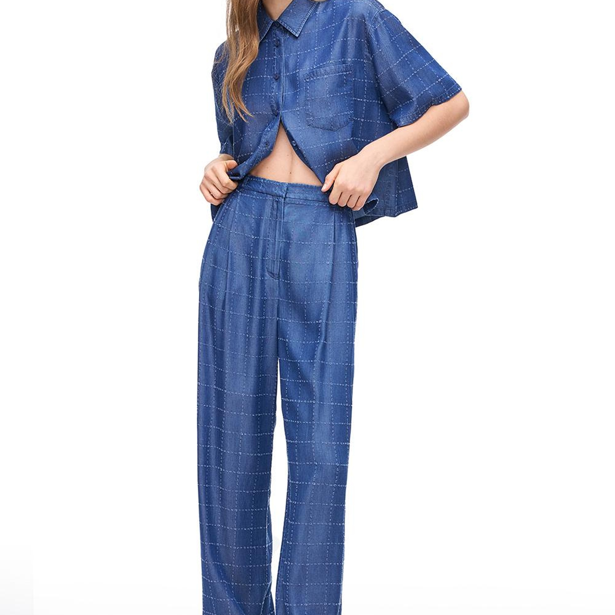 İndigo Lias Regular Fit Yüksek Bel Pantolon