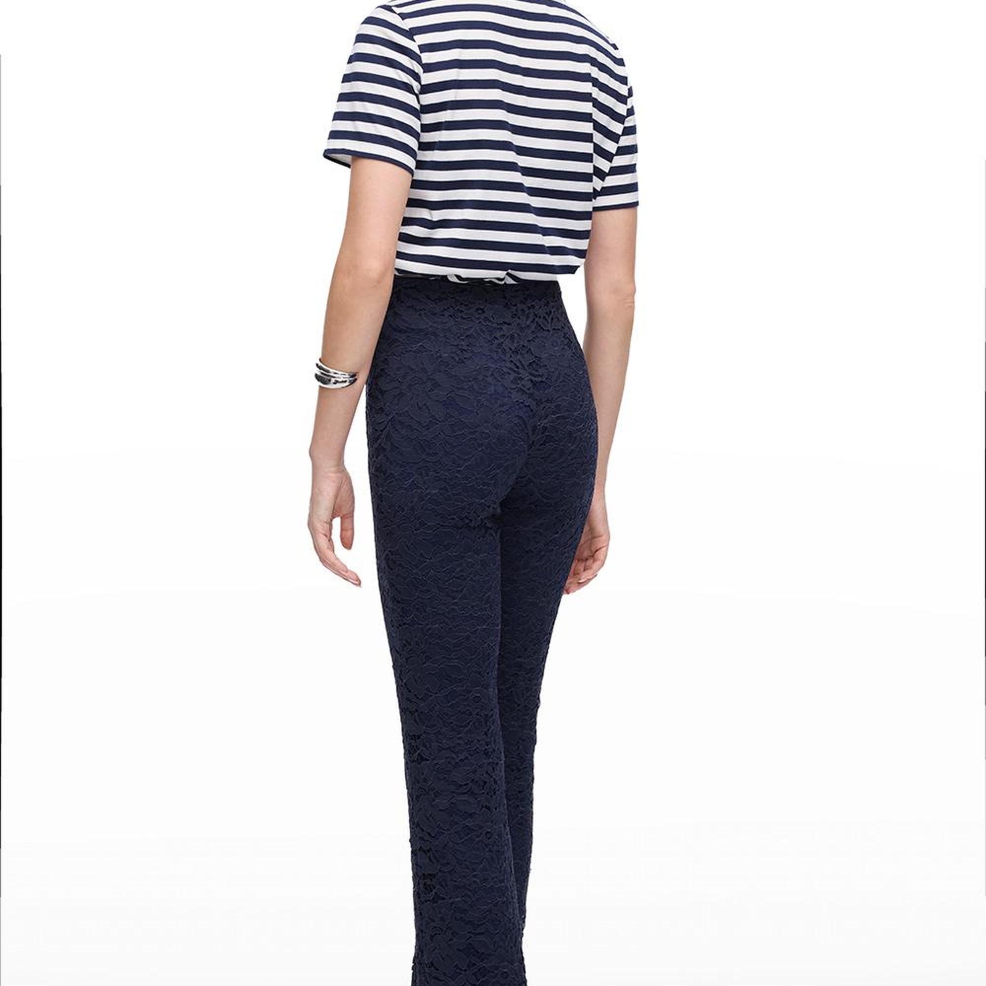 Lacivert Krasta Slim Fit Yüksek Bel Pantolon