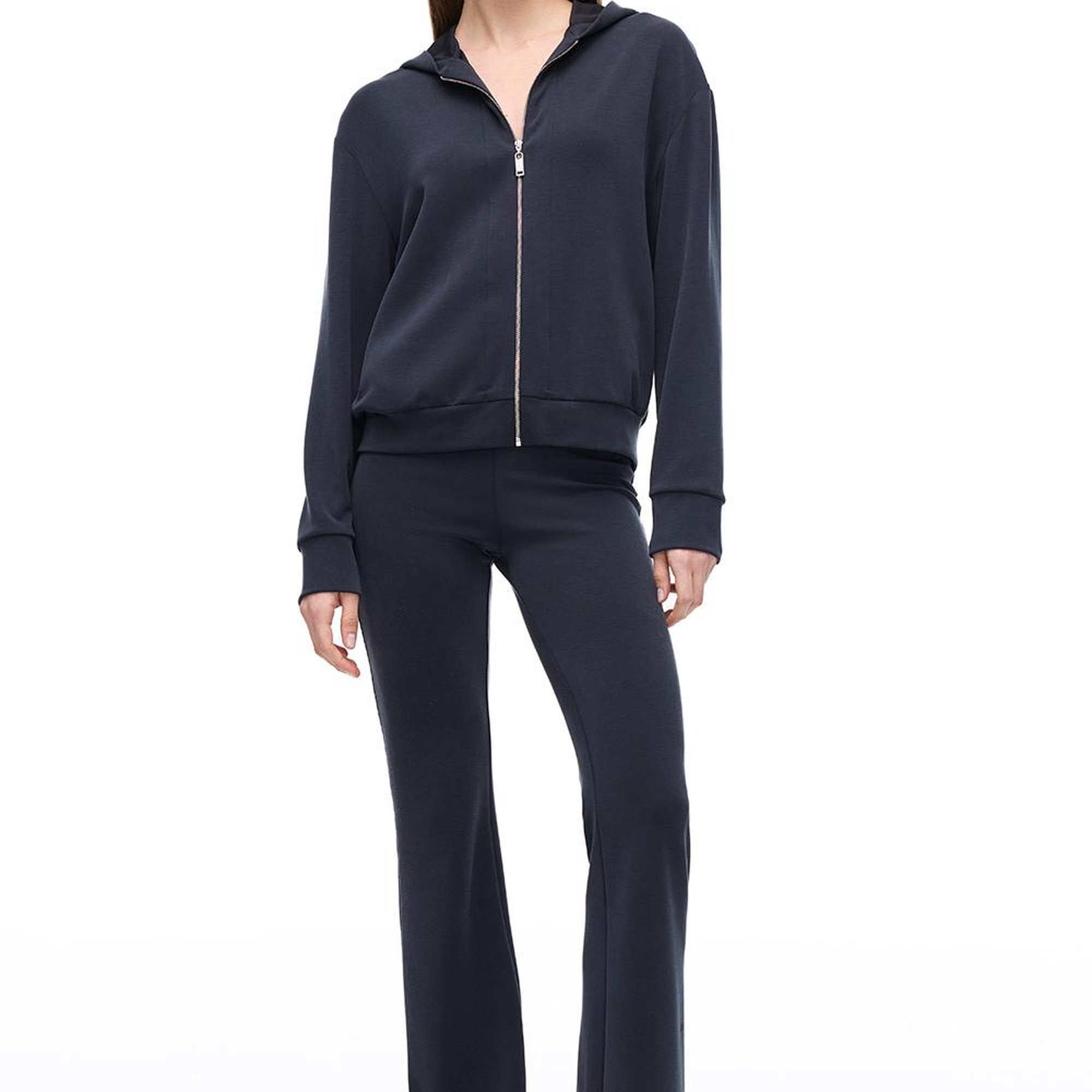 Siyah Elkes Regular Fit Yüksek Bel Esf