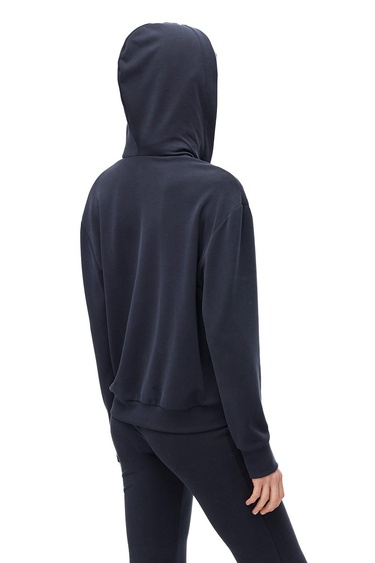  Elkes Siyah Renk Regular Fit Bisiklet Yaka Takma Kol Eşofman